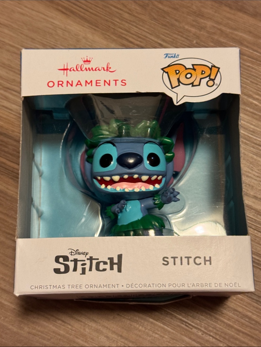 Hallmark Funko Pop! Stitch Ornament - Blue, Green